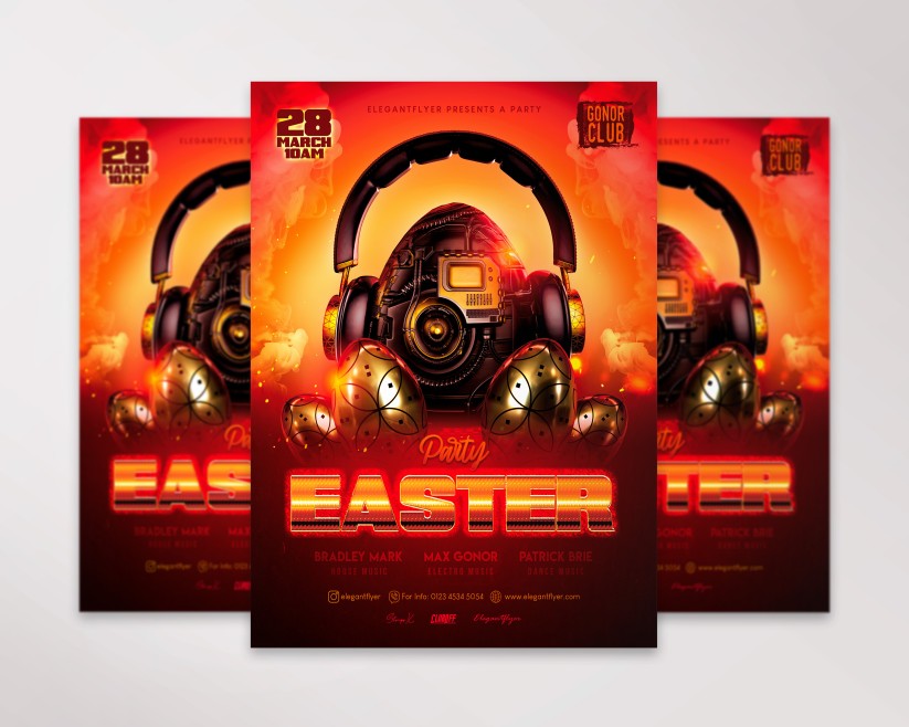 easter-party-egg-headphones-flyer-template easter-party-egg-headphones-flyer-template