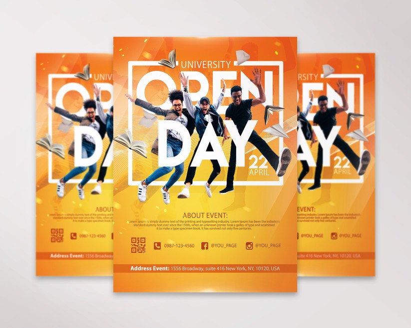 University Open Day – Free Flyer PSD Template University Open Day – Free Flyer PSD Template