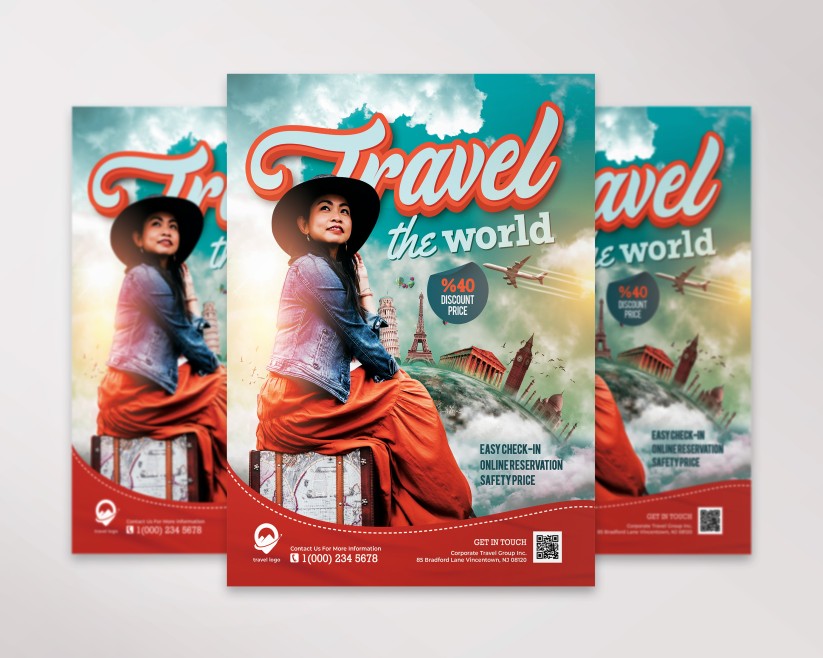 Travel - Premium PSD Flyer Template 19 Travel - Premium PSD Flyer Template 19