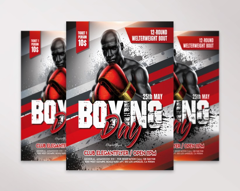 12 Boxing Day – Free Flyer PSD Template 12 Boxing Day – Free Flyer PSD Template