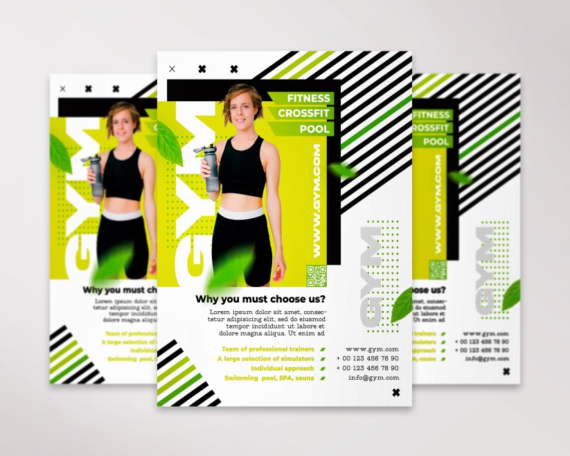 8 Gym – Free Flyer PSD Template 8 Gym – Free Flyer PSD Template
