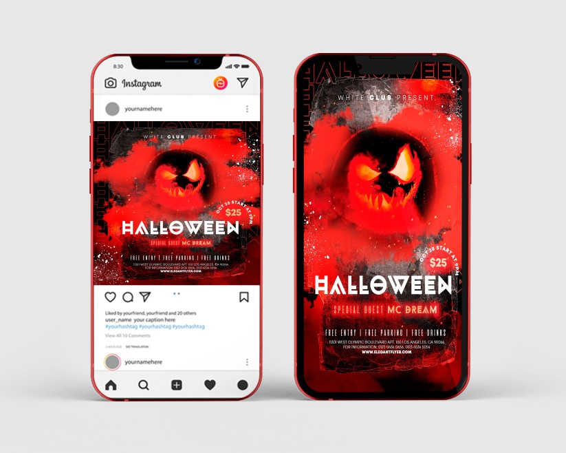 Halloween Party – Instagram Stories Template in PSD + Post Templates 11 Halloween Party – Instagram Stories Template in PSD + Post Templates 11