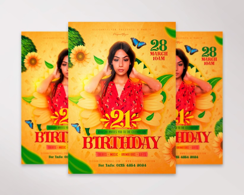 yellow-spring-birthday-premium-psd-flyer yellow-spring-birthday-premium-psd-flyer