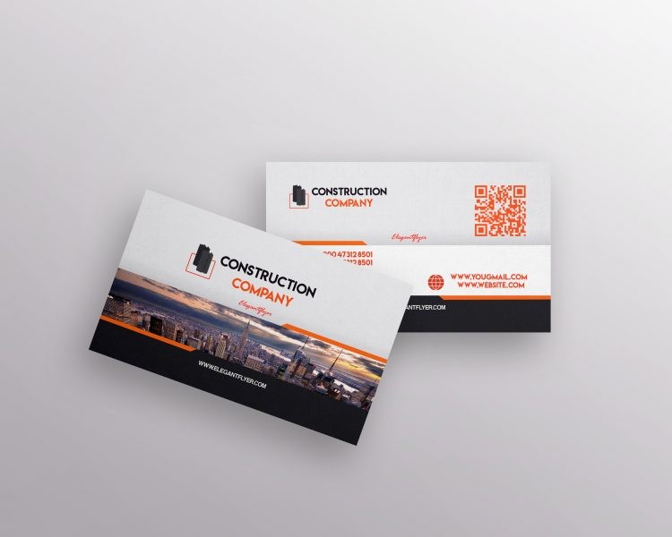 Construction Company PSD Business Card 9 Construction Company PSD Business Card 9