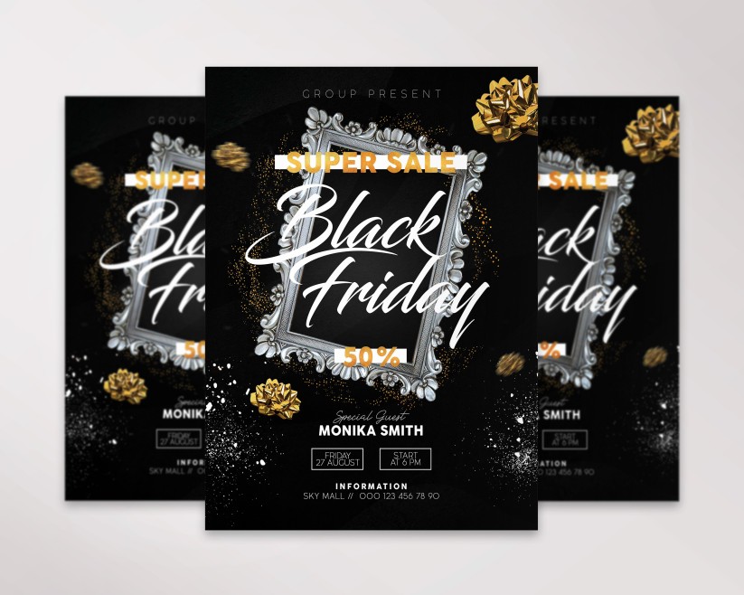 26 Black Friday – Premium PSD Flyer Template 26 Black Friday – Premium PSD Flyer Template