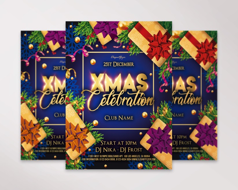 17 Christmas Celebration – Free PSD Flyer Template 17 Christmas Celebration – Free PSD Flyer Template