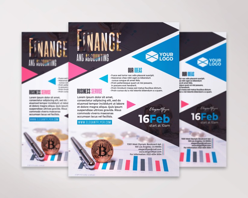 FINANCE AND ACCOUNTING - FREE PSD FLYER TEMPLATE FINANCE AND ACCOUNTING - FREE PSD FLYER TEMPLATE
