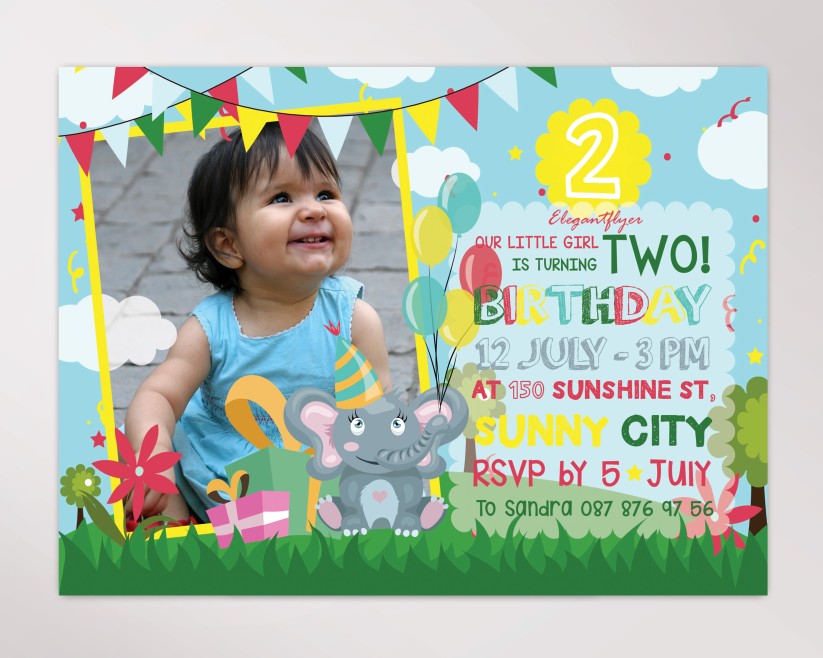 FREE BIRTHDAY PARTY SUMMER - INVITATION PSD TEMPLATE 014 FREE BIRTHDAY PARTY SUMMER - INVITATION PSD TEMPLATE 014