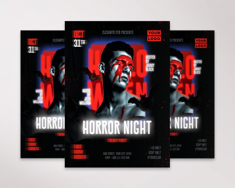 Horror Night - Premium PSD Flyer Template 034 Horror Night - Premium PSD Flyer Template 034