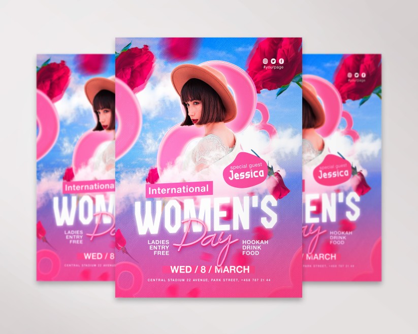 International Women's Day - Premium PSD Flyer Template 19 International Women's Day - Premium PSD Flyer Template 19