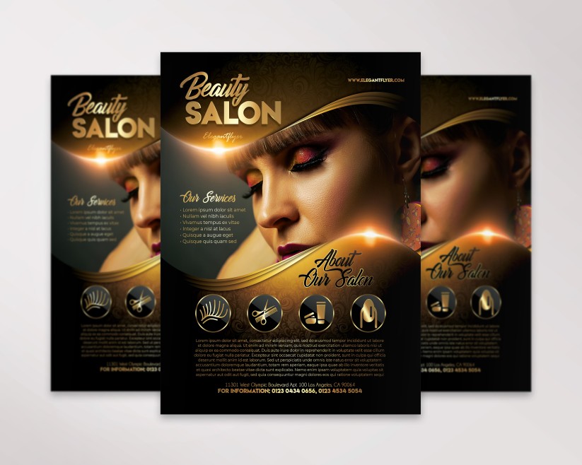 Beauty Salon V02 – Flyer PSD Template 25 Beauty Salon V02 – Flyer PSD Template 25