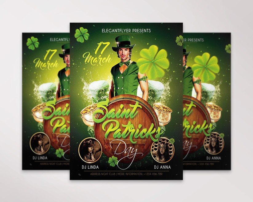 Template PSD For Saint Patricks Day 13 Template PSD For Saint Patricks Day 13