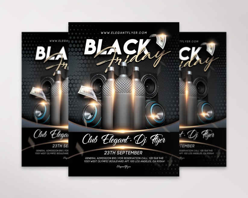 24 Black Friday – Free Flyer PSD Template 24 Black Friday – Free Flyer PSD Template