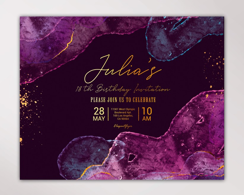 10 FREE BIRTHDAY INVITATION PSD TEMPLATE 10 FREE BIRTHDAY INVITATION PSD TEMPLATE