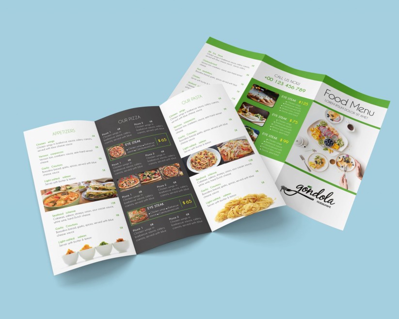 FREE FOOD MENU - RESTAURANT BROCHURE TEMPLATE IN PSD FREE FOOD MENU - RESTAURANT BROCHURE TEMPLATE IN PSD