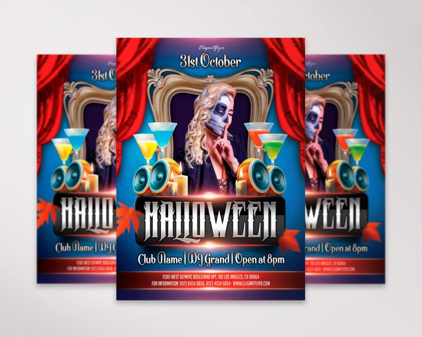 Halloween Party – Free PSD Flyer Template 04 Halloween Party – Free PSD Flyer Template 04