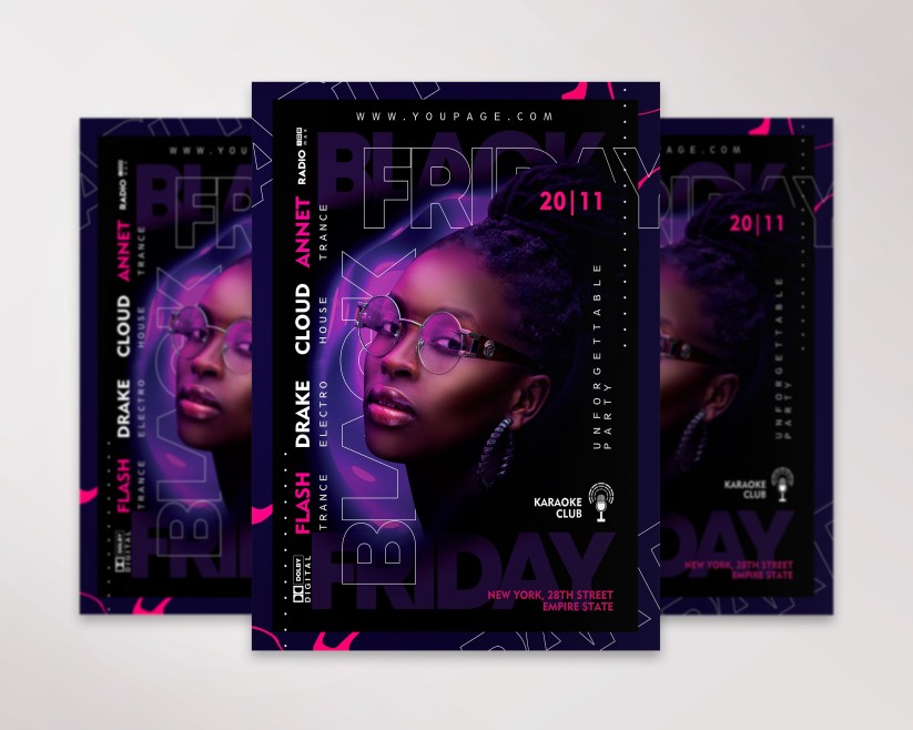 Black Friday flyer Black Friday flyer