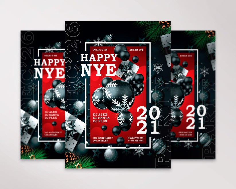 13 Free New Year Party Invitation PSD Template 13 Free New Year Party Invitation PSD Template