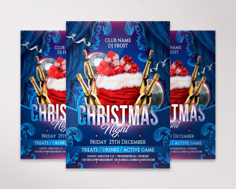 Christmas – Premium PSD Flyer Template 035 Christmas – Premium PSD Flyer Template 035