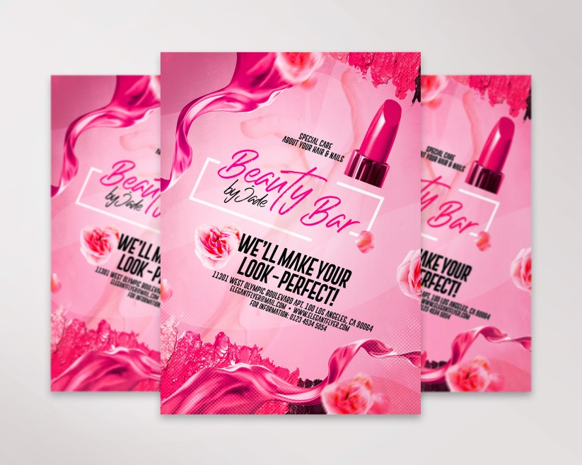Beauty Bar – Premium PSD Flyer Template 21 Beauty Bar – Premium PSD Flyer Template 21