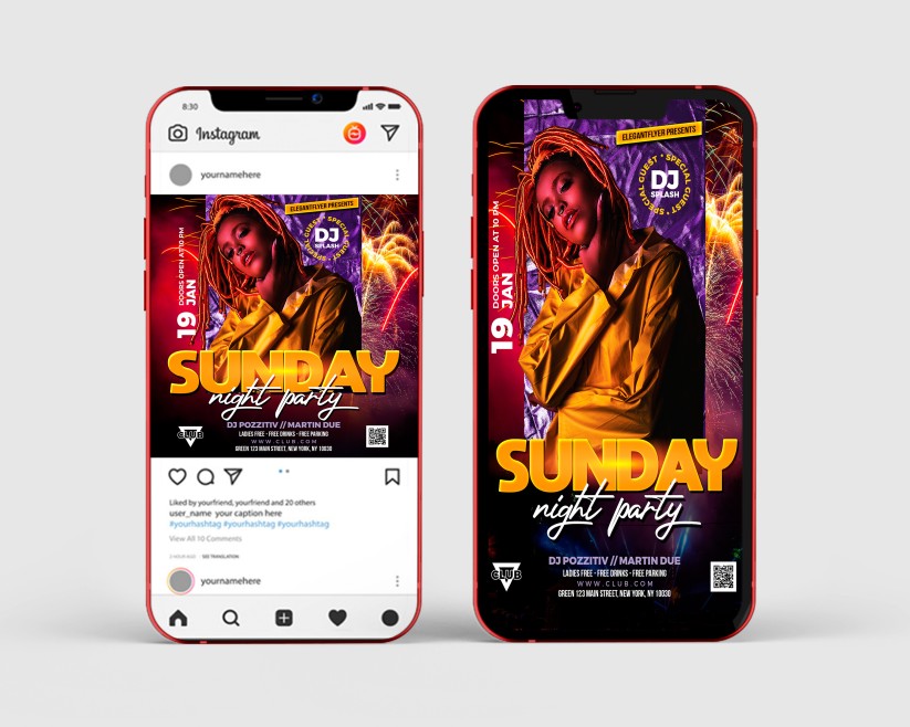 50+ Party Instagram Templates | by ElegantFlyer