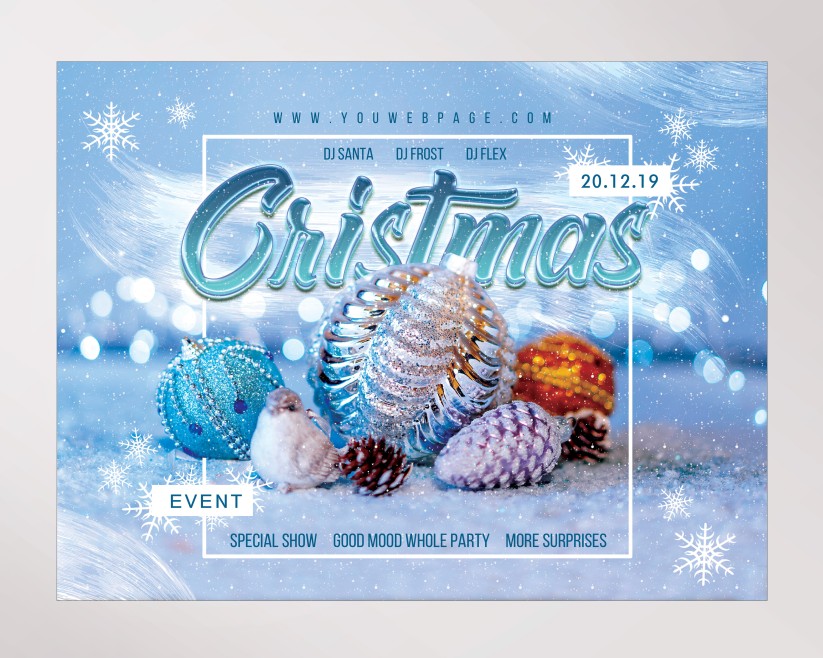Christmas Party – Premium PSD Flyer Template 028 Christmas Party – Premium PSD Flyer Template 028