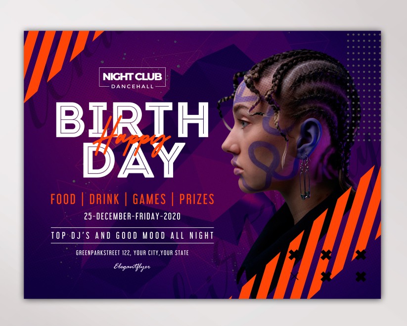 4 BIRTHDAY - FREE FLYER PSD TEMPLATE 4 BIRTHDAY - FREE FLYER PSD TEMPLATE