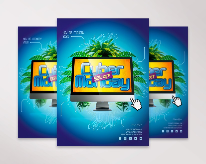 Cyber Monday – Premium PSD Flyer Template 024 Cyber Monday – Premium PSD Flyer Template 024