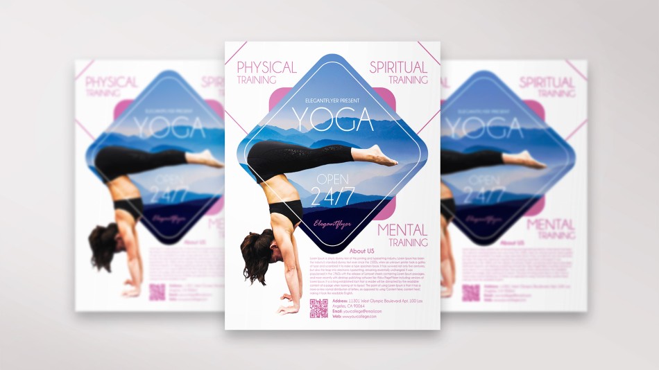 Yoga Flyer PSD Template Facebook Cover Yoga Flyer PSD Template Facebook Cover