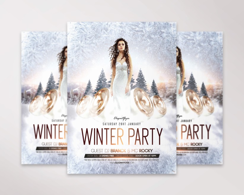 18 Winter Party – Flyer PSD Template 18 Winter Party – Flyer PSD Template