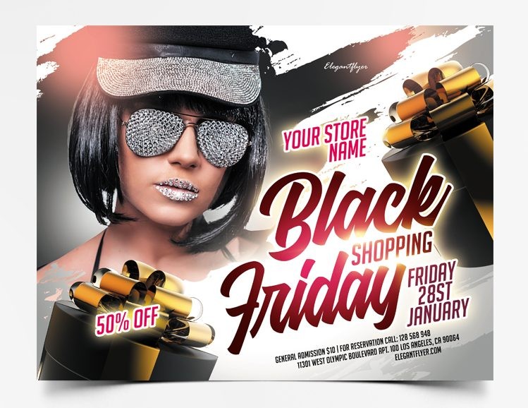 15 Black Friday Shopping – Premium PSD Flyer Template 15 Black Friday Shopping – Premium PSD Flyer Template