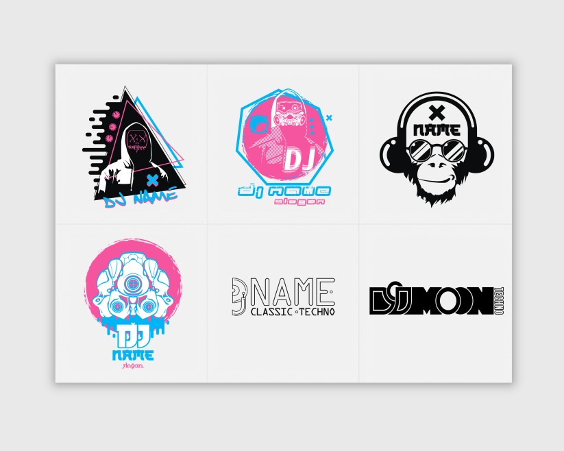 MUSIC - PSD+ EPS + AI LOGO TEMPLATE SET MUSIC - PSD+ EPS + AI LOGO TEMPLATE SET