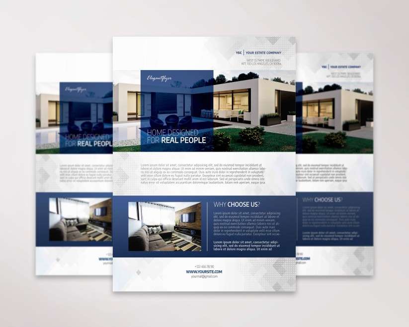 REAL ESTATE - FREE FLYER PSD TEMPLATE REAL ESTATE - FREE FLYER PSD TEMPLATE