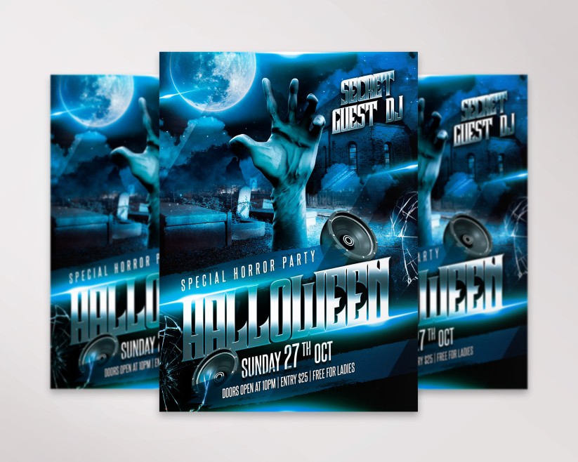 Halloween – Premium PSD Flyer Template 032 Halloween – Premium PSD Flyer Template 032