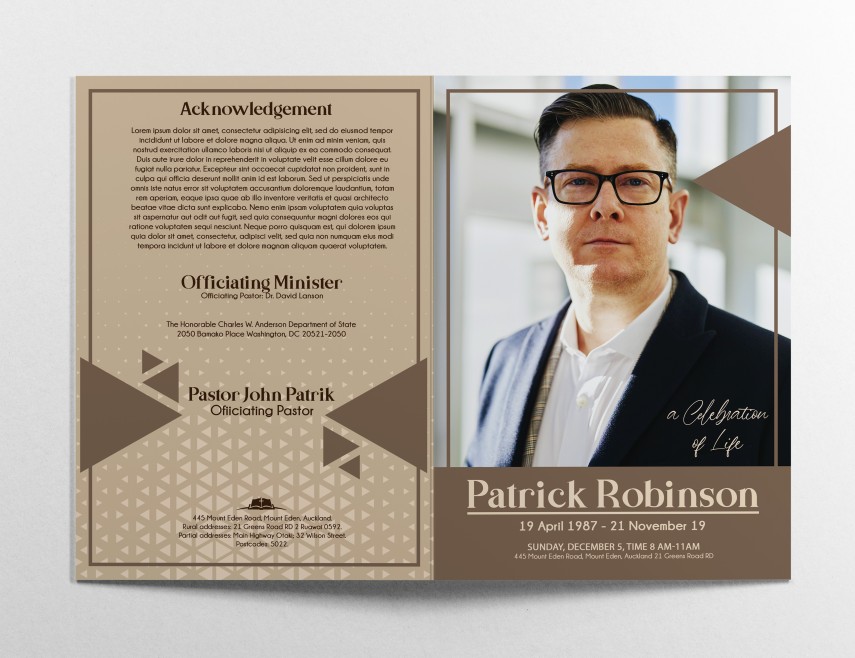 FUNERAL – FREE BI-FOLD BROCHURE TEMPLATE 03 FUNERAL – FREE BI-FOLD BROCHURE TEMPLATE 03