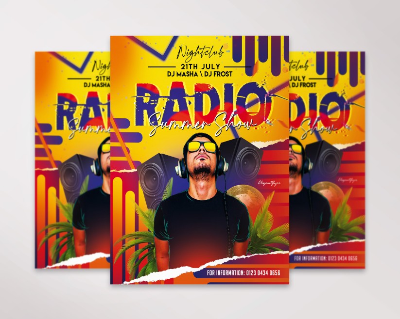 Radio Summer Show Free Flyer Radio Summer Show Free Flyer