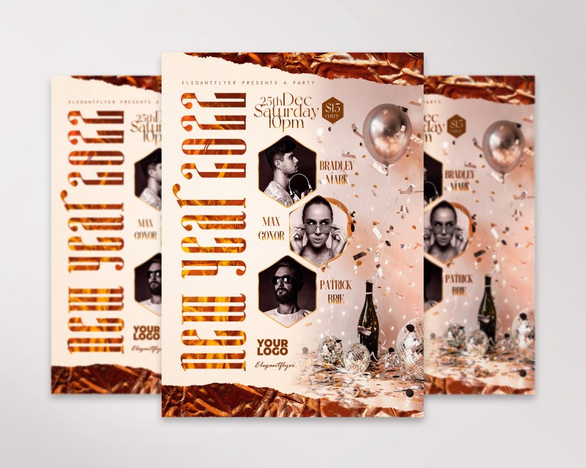3 New Year 2022 – Free Flyer PSD Template 3 New Year 2022 – Free Flyer PSD Template