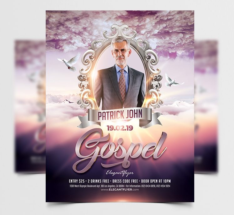 Gospel – Flyer PSD Template Gospel – Flyer PSD Template