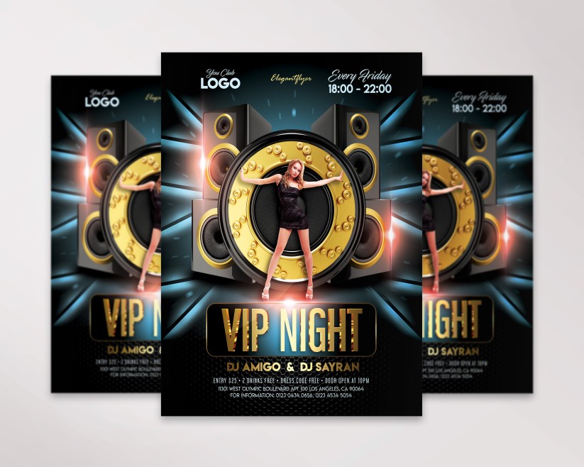 VIP Night – Flyer PSD Template VIP Night – Flyer PSD Template