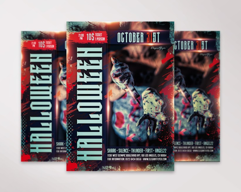 Halloween – Premium PSD Flyer Template 021 Halloween – Premium PSD Flyer Template 021