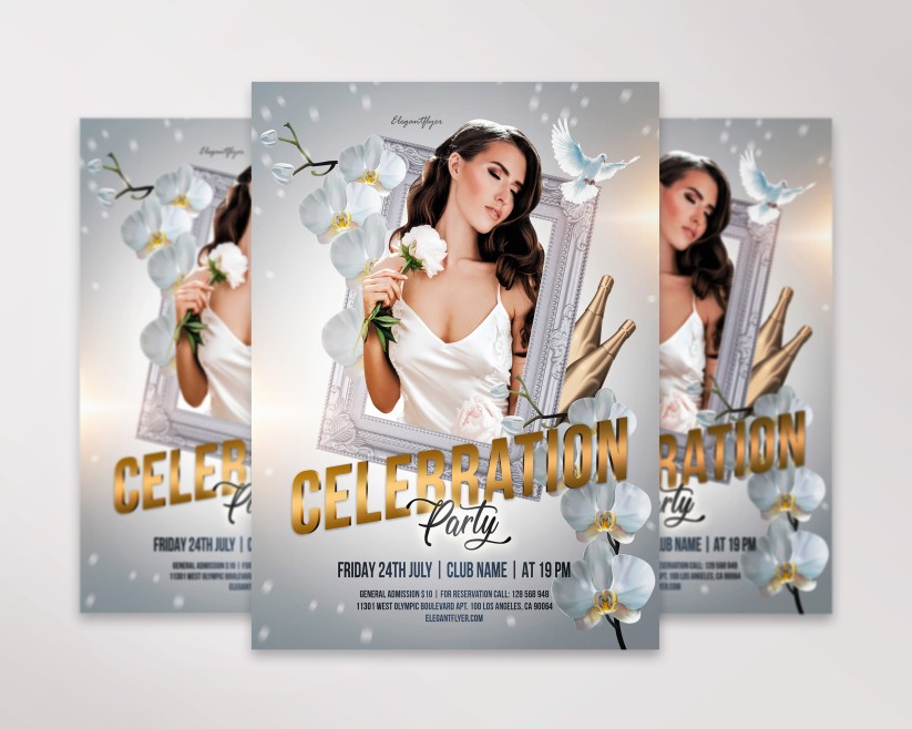 CELEBRATION PARTY – FREE FLYER PSD TEMPLATE CELEBRATION PARTY – FREE FLYER PSD TEMPLATE