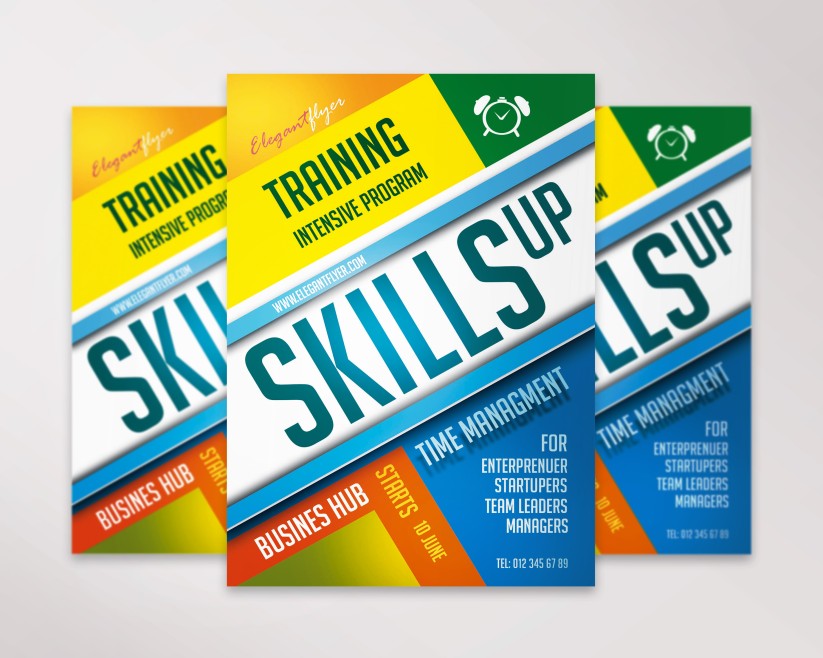 SkillsUp – PREMIUM Flyer PSD Template SkillsUp – PREMIUM Flyer PSD Template