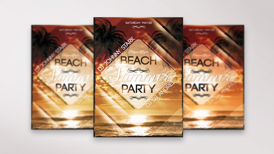 Free Dj Flyer Summer Beach 10 Free Dj Flyer Summer Beach 10