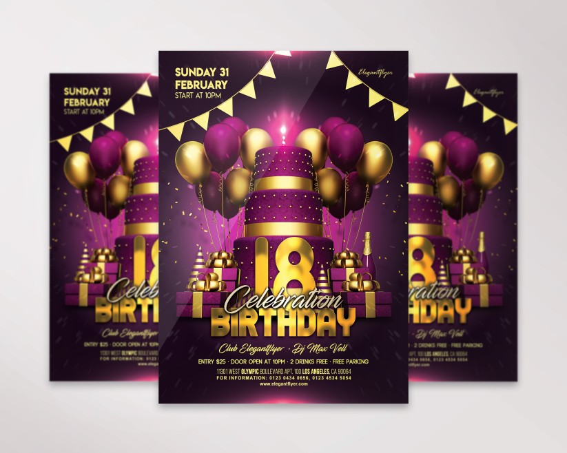 happy-birthday-belebration-purple-flyer happy-birthday-belebration-purple-flyer