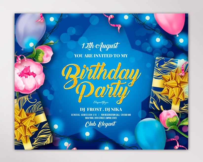 FREE BIRTHDAY INVITATION PSD TEMPLATE 17 FREE BIRTHDAY INVITATION PSD TEMPLATE 17