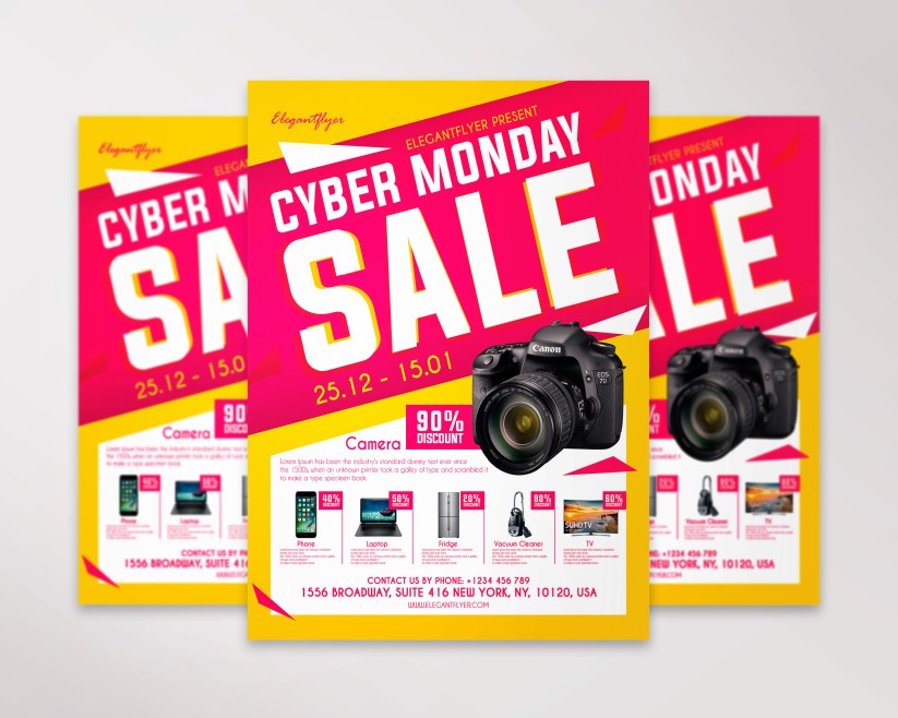 Free Cyber Monday Sale Flyer Template 010 Free Cyber Monday Sale Flyer Template 010