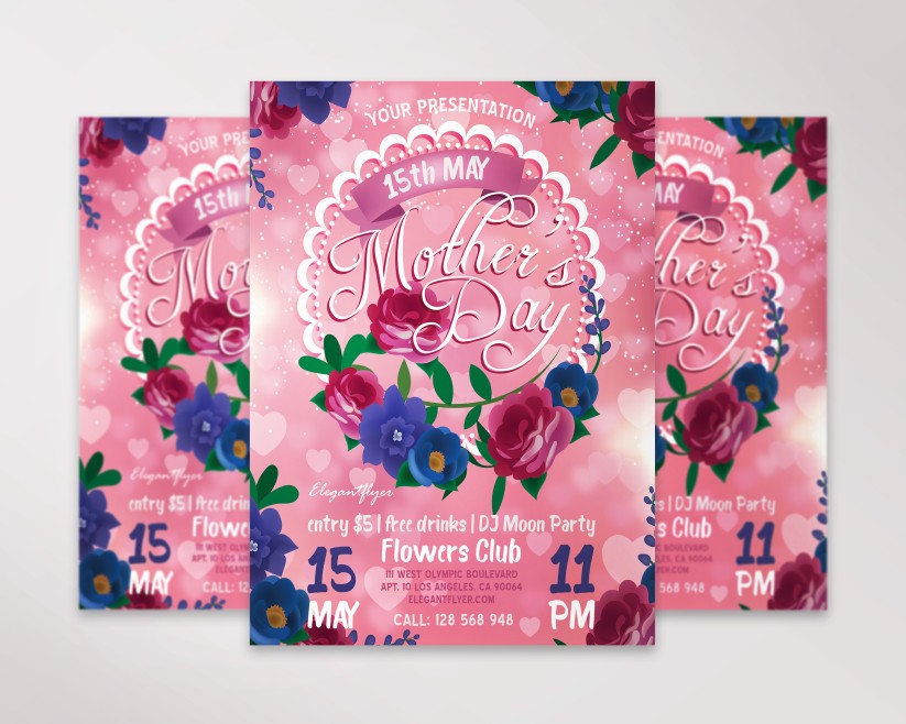 14 Mother’s Day – Flyer PSD Template 14 Mother’s Day – Flyer PSD Template