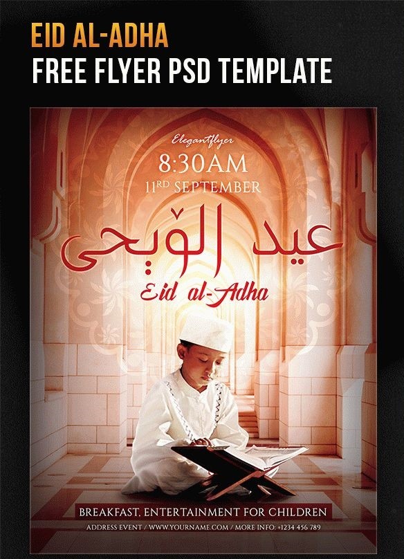 Eid al-Adha – Free Flyer PSD Template Eid al-Adha – Free Flyer PSD Template