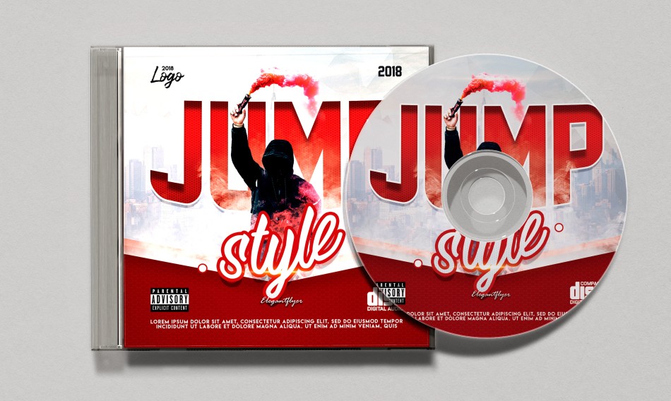 Jump Style – Free CD Cover PSD Template Jump Style – Free CD Cover PSD Template
