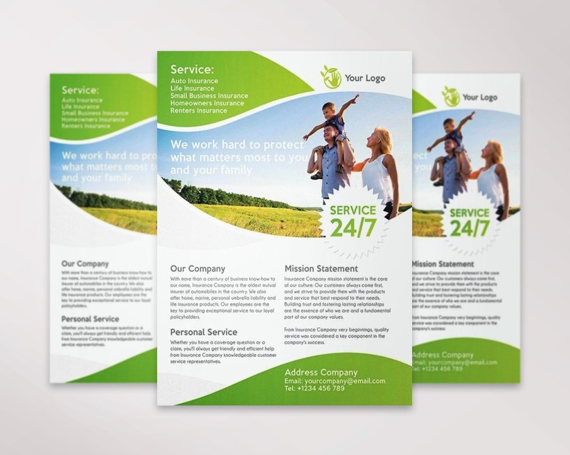 FLYER TEMPLATE FOR INSURANCE 8 FLYER TEMPLATE FOR INSURANCE 8
